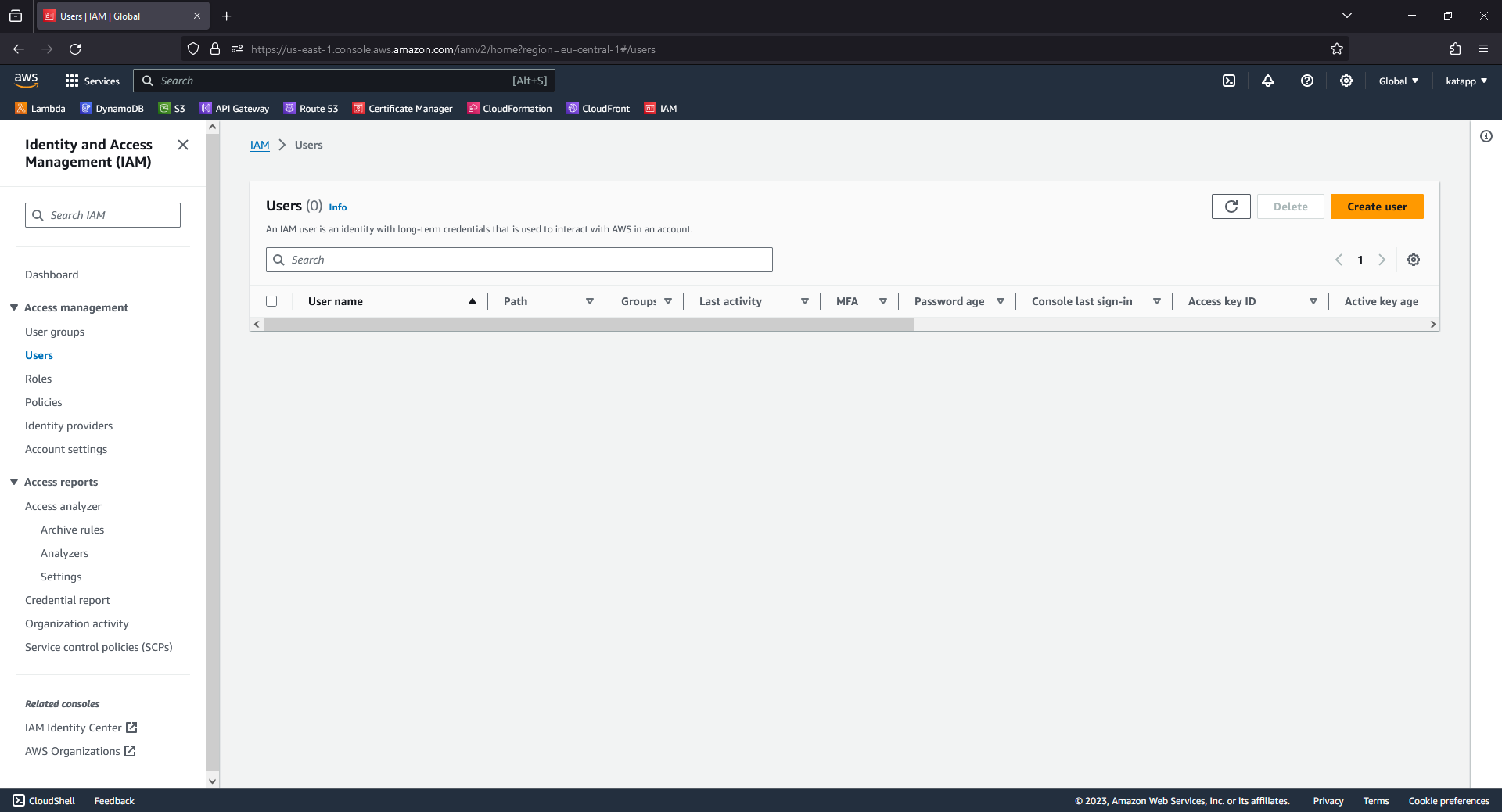 AWS IAM Users