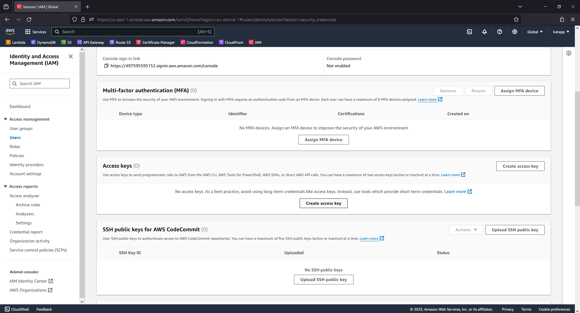 AWS IAM Create User - Permissions 1